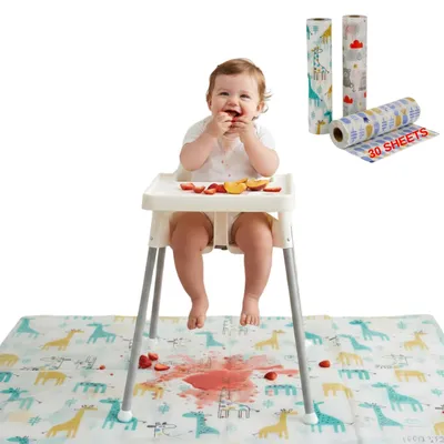 Immagine prodotto di Omgoods - 30 protezioni impermeabili monouso per proteggere i bambini dagli schizzi