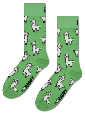 Immagine prodotto di Calzini Del Marchio Happy Socks Del Modello Llama Verde