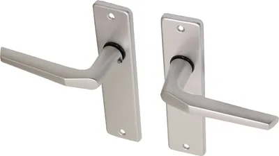 Produktbild von Türgriff mit Schild Aluminium Daumen Modell - Pro Set