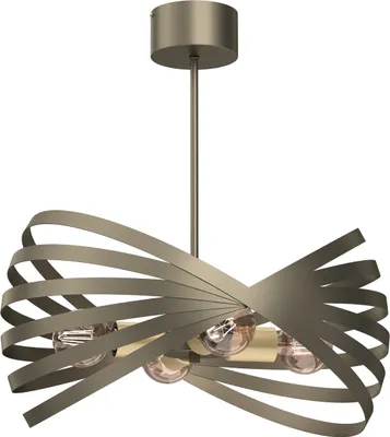 Zdjęcie produktu dla Lampa wisząca ozdobna tytanowe złoto Sparkle 4xE14 15W Luminex