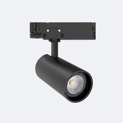 Produktbild von 3-Phasenstromschiene LED-Strahler 30W Fasano Dimmbar DALI Schwarz 4000K Neutralweiß