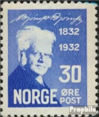 Produktbild von Briefmarken Norwegen 1932 Mi 166 gestempelt Bjornson