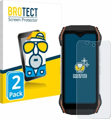 Produktbild von 2x BROTECT Schutzfolie für Blackview N6000 Displayschutz Displayschutzfolie Folie Matt Entspiegelungsfolie