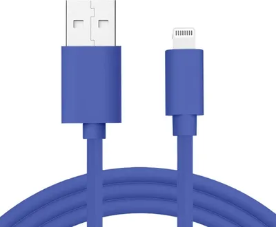 Immagine prodotto di WOW, cavo USB-A/Lightning 1 m - 2,4 A, blu