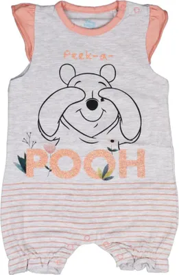 Produktbild von Winnie der Puuh Baby Kurzarm Strampler – Grau / 86