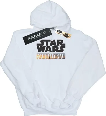 Image de Star Wars - "The Mandalorian" Sweat à capuche pour homme BI18703 (M) (Blanc)