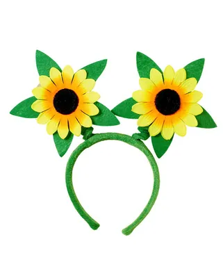Produktbild von Frühlings Haarreifen Sonnenblume für Karneval, Fasching & Motto Party