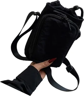 Produktbild von INF Crossbody Sling Wasserflaschentasche - Wasserdichtes Nylon Mini Handytasche