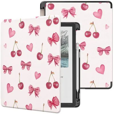 Zdjęcie produktu dla Etui MoKo do Kindle Scribe 3. generacji i Scribe Colorsoft 2025, wzór "Kirschbogen"