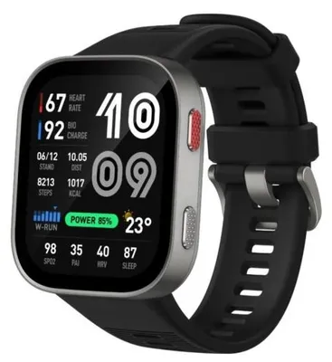 Produktbild von Amazfit Bip Max, 5,26 cm (2.07"), AMOLED, Touchscreen, 4 GB, GPS, 34,3 g