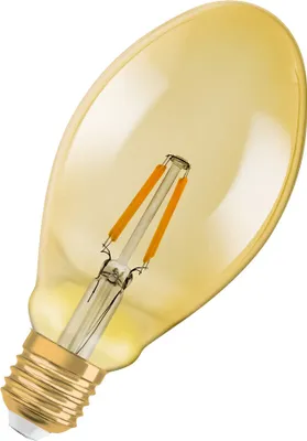Produktbild von OSRAM LED-Lampen, Vintage-Edition, 40 Watts Ersatz, E27, Oval, 2400 Kelvin, Warm Comfort Light, Klares Glas, single Pack