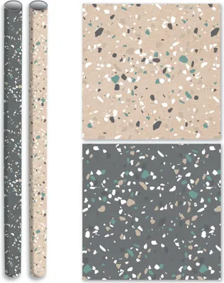 Obrázek produktu pro Terrazzo - balicí papír - 2 metry x 70 cm - 4 role