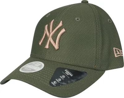 Produktbild von New Era 9Forty Damen Cap - DIAMOND ERA NY Yankees oliv