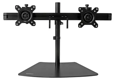 Zdjęcie produktu dla StarTech.com ARMBARDUO, Wolnostojący, 8 kg, 61 cm (24"), 100 x 100 mm, Opcja regulacji wysokości, Czarny