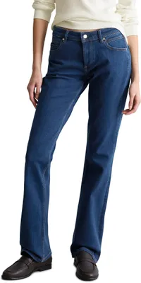 Productafbeelding van Marc O'Polo dames jeans, slim fit, met stretch, blauw (helderblauw)