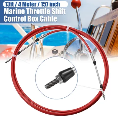 Image de 1pcs 13ft 157 Pouce Accélérateur Vitesses Télécommande Boîte Câble Rouge