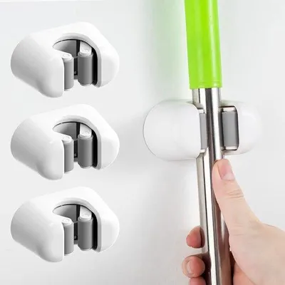 Produktbild von Mop-Ständer Halter Wandmontiert 2er Set