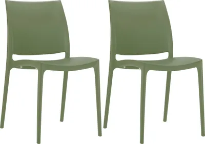 Produktbild von 2er Set Stühle HLO-CP88 oliv