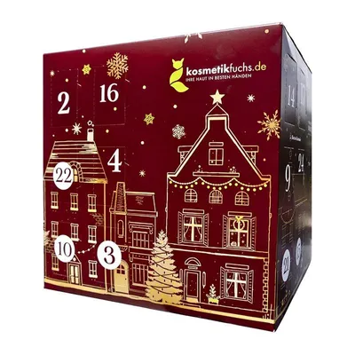 Produktbild von Kosmetikfuchs Adventskalender 2025 Frauen Beauty, Multibrand Edition - 24 Pflege Kosmetik Advent Kalender Mädchen, Weihnachtskalender Damen WERT 350€