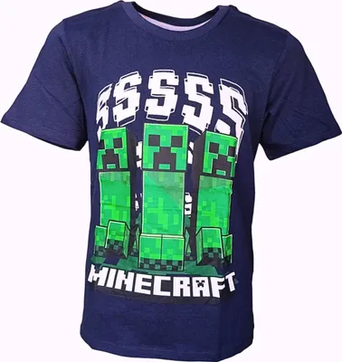 Produktbild von Minecraft Creepers Kinder-T-Shirt – offizielles Merchandise -  116