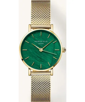 Produktbild von Rosefield Small Edit Emerald Mesh Damenuhr