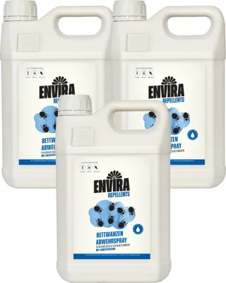 Produktbild von Envira Bettwanzen Abwehrspray im Vorteilspack 3x5L