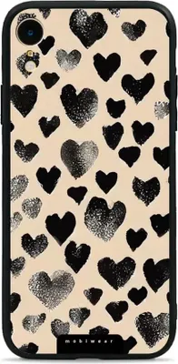 Produktbild von Handyhülle für iPhone Xr, Mobiwear Glossy Case, Beige Liebe