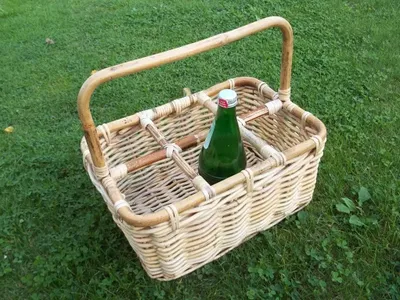 Imagen del producto de Cesta artesanal para 6 botellas