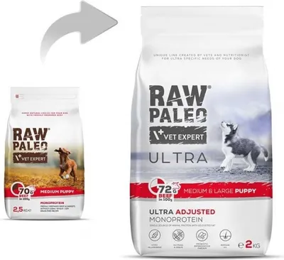 Image de VETEXPERT RAW PALEO Ternera 2 Kg