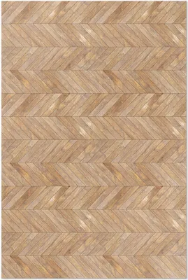 Produktbild von Fischgrätparkett im Vintage-Stil – Vinylteppich – 100x150 cm – Indoor Teppich – Flur – Pflegeleicht – Modern