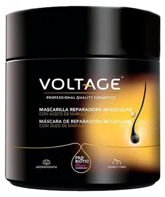 Productafbeelding van Prebiotische haarverzorging: Reparerende masker met Marula-olie, Voltage Cosmetics, 500 ml
