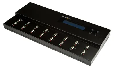 Immagine prodotto di StarTech.com USBDUPE115 Duplicatore di unità flash USB con masterizzatore 15 copie nero