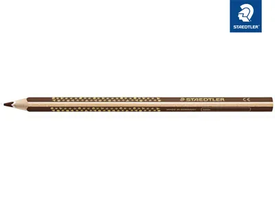 Produktbild von Farbstift Noris® Buntstift jumbo, 4 mm Mine, Van Dyck braun