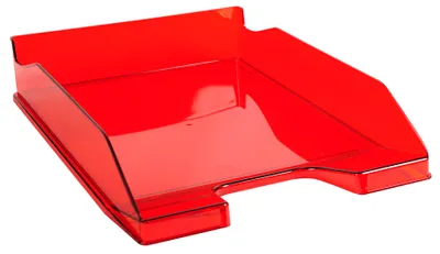 Produktbild von Exacompta Briefablage Combo 2 Classic rot transparent glossy A4+