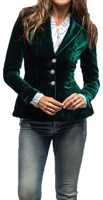 Produktbild von Vintage Velvet Kostümjacke – Damen Kimono-Jacke