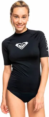 Image de T-shirt Roxy Rashguard Whole Hearted noir : taille S