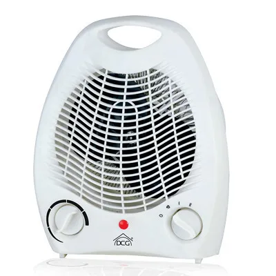 Obrázok produktu pre DCG Eltronic HL9733, Elektrický ohrievač s ventilátorom, Vnútorný, Podlaha, Biela, Otočné, 2000 W