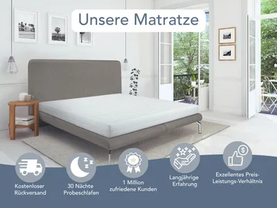 Produktbild von Punktelastische Kaltschaummatratze | 80 x 200 cm | 11cm | H3 | XDREAM Pure