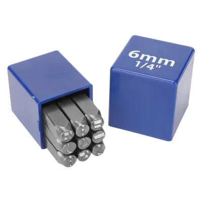 Produktbild von Stahl-Stempel-Set,Stahl-Nummernstempel-Set,Professionelles Stahl-Metall-Stempel-Set,Stahl-Metall-Stempel-Set für Schmuckhandwerk,Schmuckhandwerk Stanzen,Stanzwerkzeug-Set