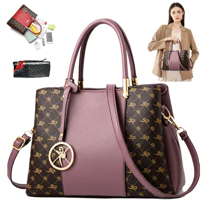 Produktbild von MODFU Henkeltasche, Umhängetasche, Handtasche, Tragetasche, Aktentasche, Tasche Damen, Schultertasche, Arbeitstasche, Messenger-Tasche