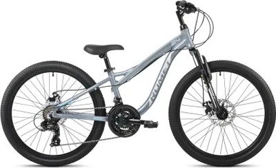 Produktbild von 24 Zoll Romet Rambler Fit Mountainbike 21-Gang, Scheibenbremsen, Alurahmen Grau