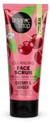 Productafbeelding van Organic Shop Face Scrub Cherry (75 ml)