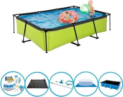 Zdjęcie produktu dla Basen EXIT Lime - Basen stelażowy 300x200x65 cm - Zestaw basenowy