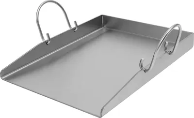 Immagine prodotto di Piastra per barbecue - BBQ - Acciaio inossidabile - Manici rimovibili - Con spatole - Per barbecue all'aperto e campeggio