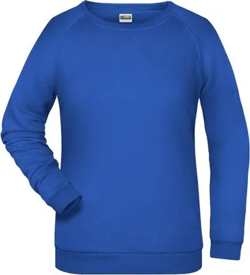 Produktbild von Rundhals-Sweatshirt mit Raglanärmeln für Damen royal, Gr. M