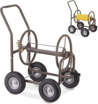 Produktbild von Brauner Schlauchwagen aus Stahl