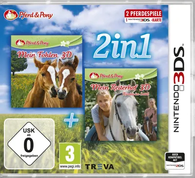 Produktbild von 3DS 2in1: Mein Fohlen 3D + Mein Reiterhof 3D