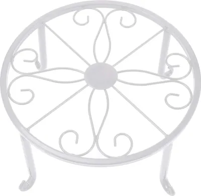 Produktbild von Metall Blumenständer Blumentopfständer Pflanzenständer Blumenhocker Schwarz Pflanzenhalter Eisen Blumenregal für Indoor Outdoor Balkon Wohnzimmer Deko