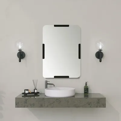 Immagine prodotto di Skye Decor, Code Mirror - Black, specchio decorativo, 100% MDF, nero, 50 x 70 cm