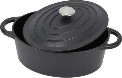 Produktbild von Topf Britfanna gusseisen Kessel Grilltopf Großer Topfdeckel